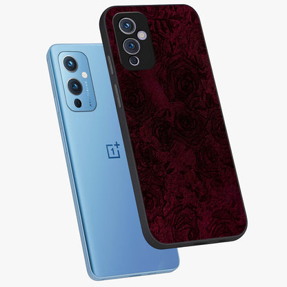 Crimson Fade Flow Glass Case displayed in angled mockup highlighting smooth gradient design with modern aesthetic style.