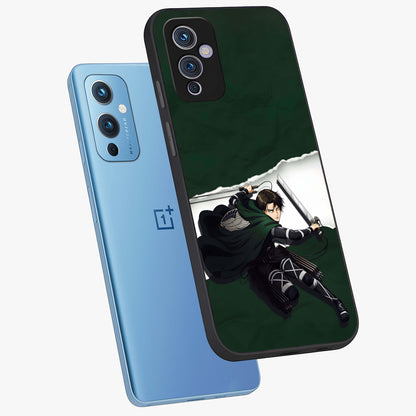 Emerald War Vanguard Glass Case displayed in angled mockup highlighting intense battle inspired design with emerald tone aesthetic.