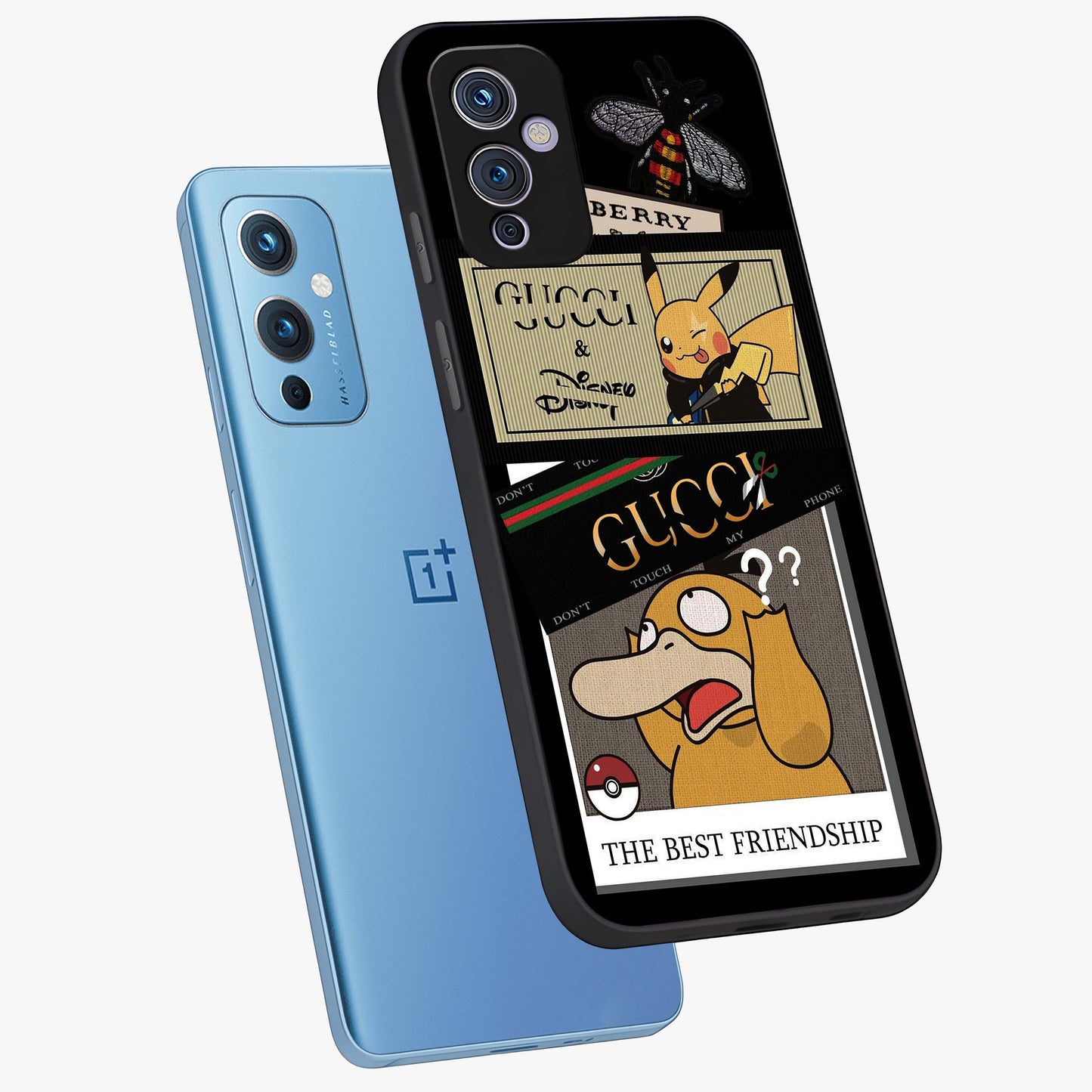 Gucci Play Mashup Glass Case displayed in angled mockup highlighting stylish fashion mashup design with bold aesthetic.