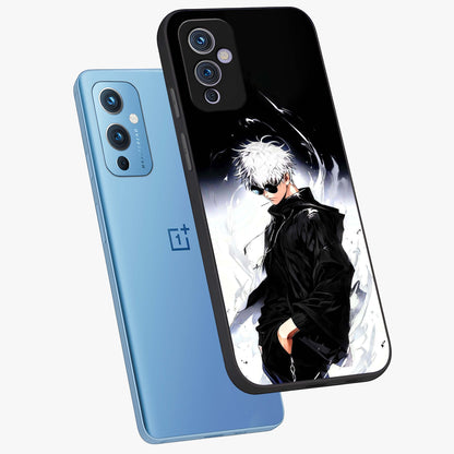 Limitless Shadow King Glass Case displayed in angled mockup highlighting dramatic dark hero design with intense aesthetic.