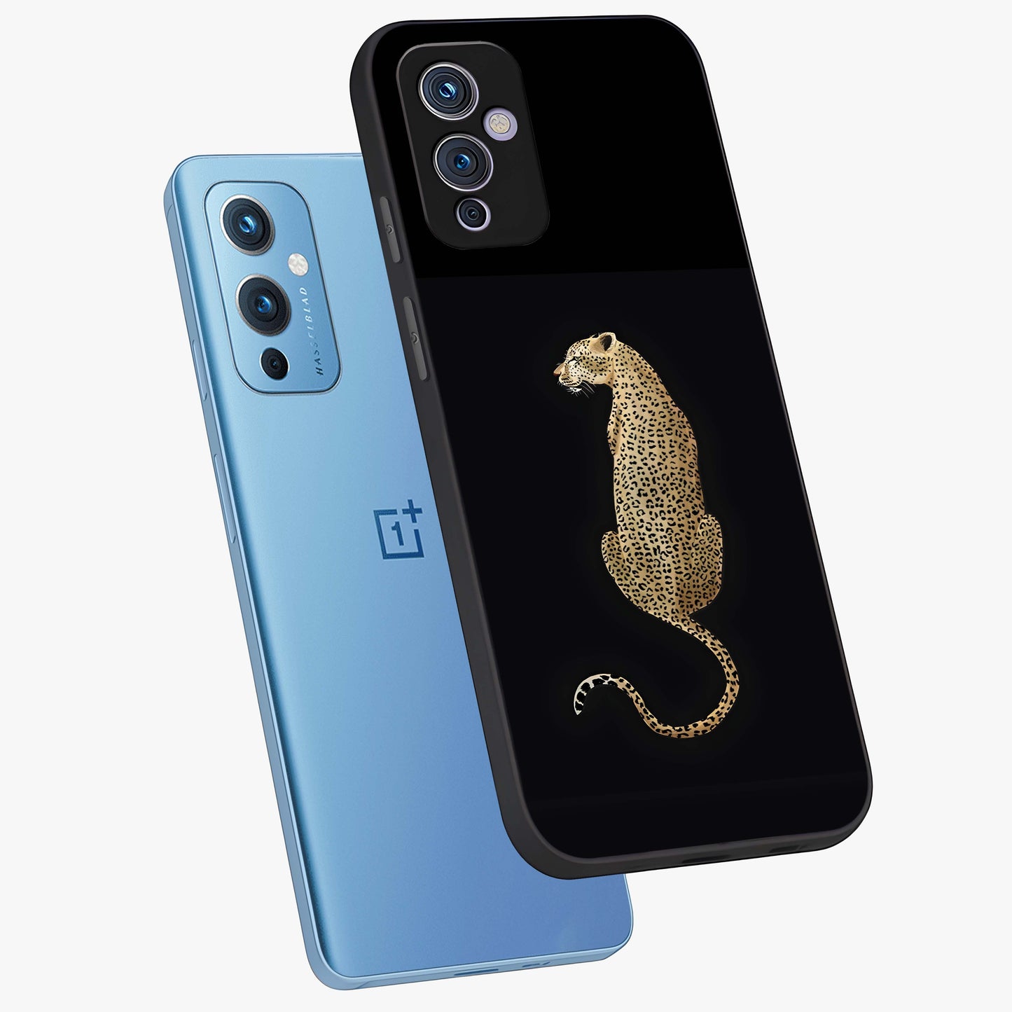 Regal Leopard Glass Case displayed in angled mockup highlighting powerful animal illustration with stylish wild aesthetic.