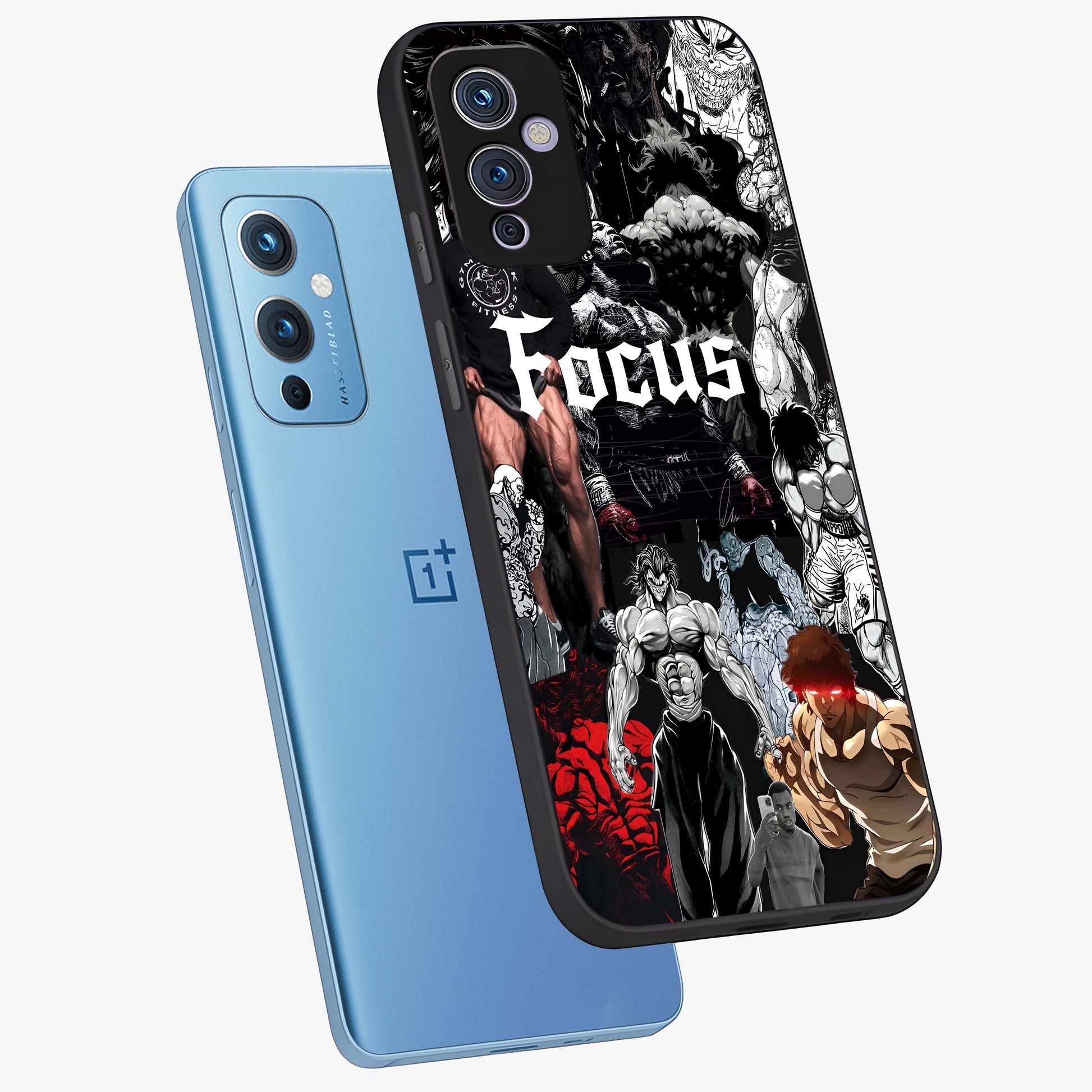 Relentless Power Focus Glass Case displayed in angled mockup highlighting bold statement design with modern aesthetic style.