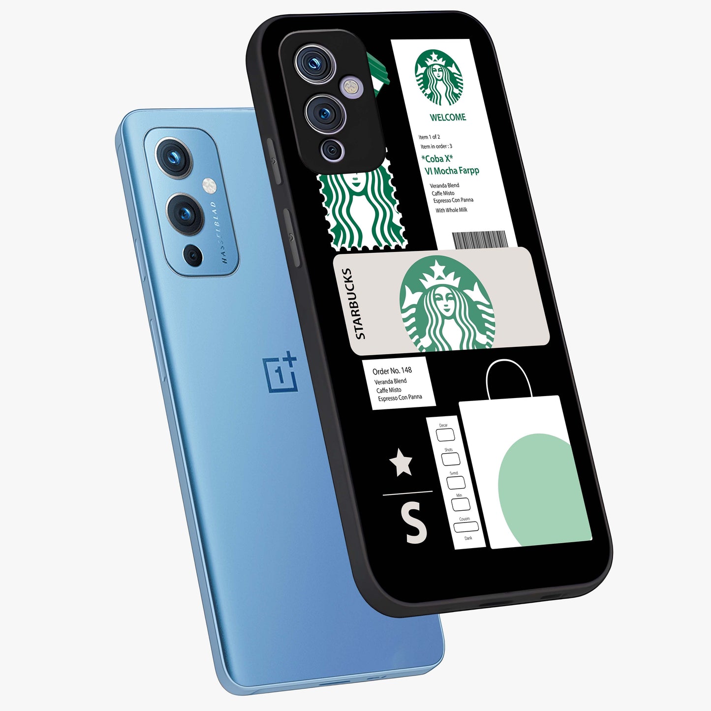 Starbucks Mocha Glass Case displayed in angled mockup highlighting stylish mocha themed design with cozy café aesthetic.