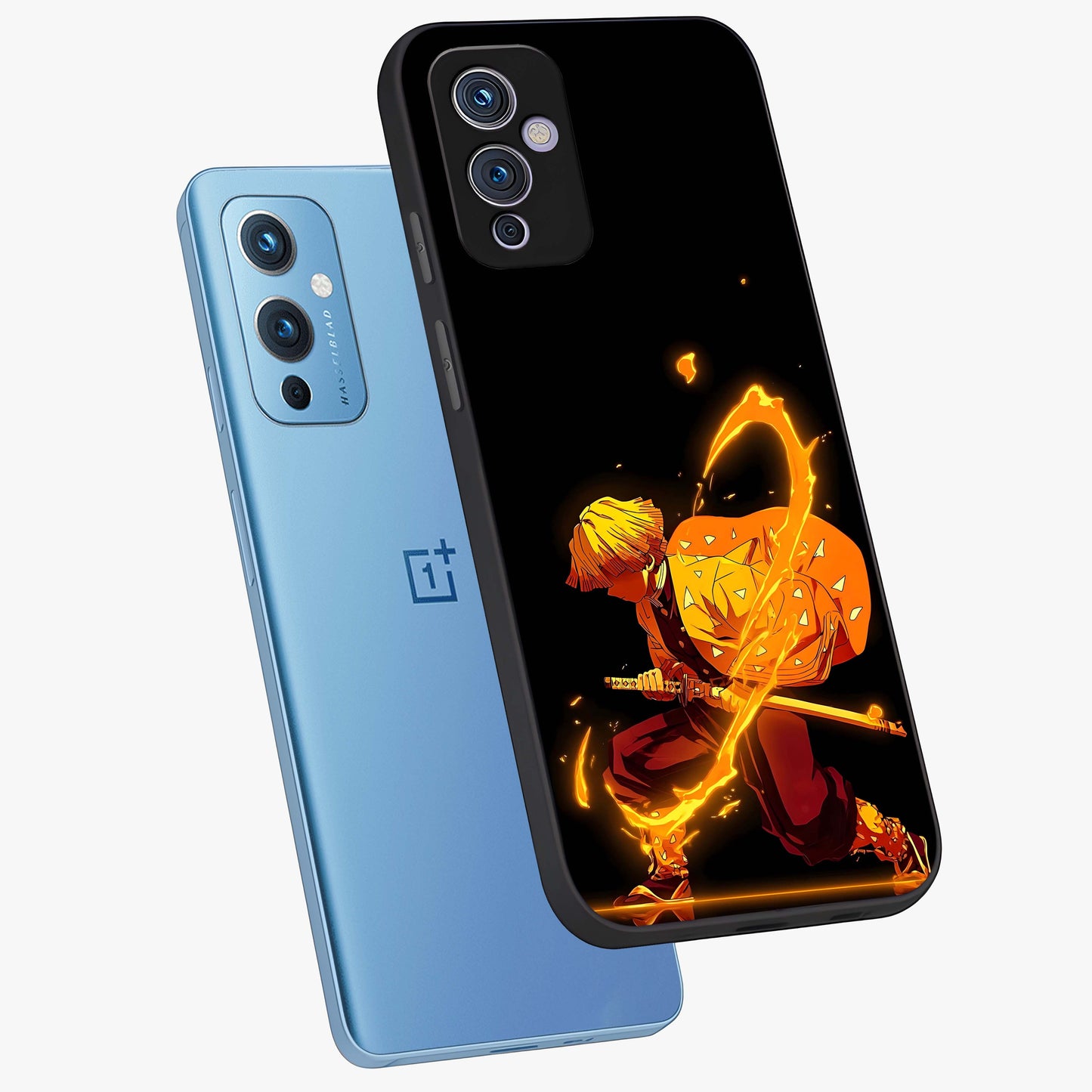 Thunder Flame Execution Glass Case displayed in angled mockup highlighting dramatic fire themed design with intense fantasy aesthetic.