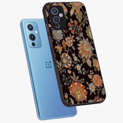 Vintage Floral Dream Glass Case displayed in angled mockup highlighting elegant vintage flower design with soft aesthetic style.