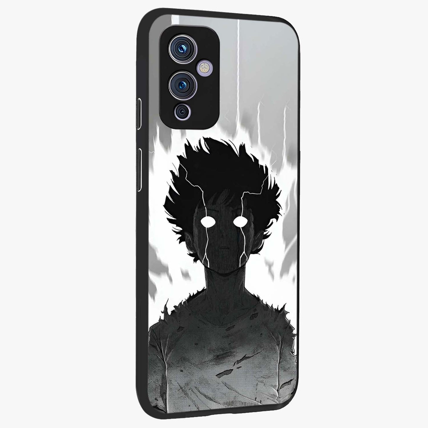 Awakened Inner Rage Glass Case upright view showcasing dramatic artwork with strong expressive aesthetic.
