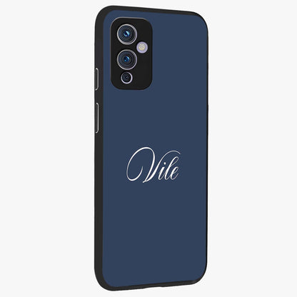 Blue Vintage Floral Pattern Glass Case displayed in angled mockup highlighting classic blue floral pattern and retro aesthetic design.