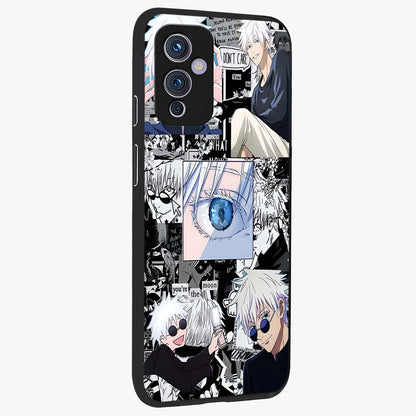 Infinity Sorcerer Chaos Glass Case upright view showcasing dramatic sorcerer artwork with chaotic mystical theme.