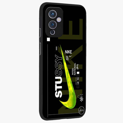 Neon Street Edition Glass Case upright view showcasing colorful neon artwork with modern street culture theme.
