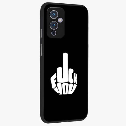 Rebel Mode On Glass Case upright view showcasing striking statement artwork with bold rebellious theme.