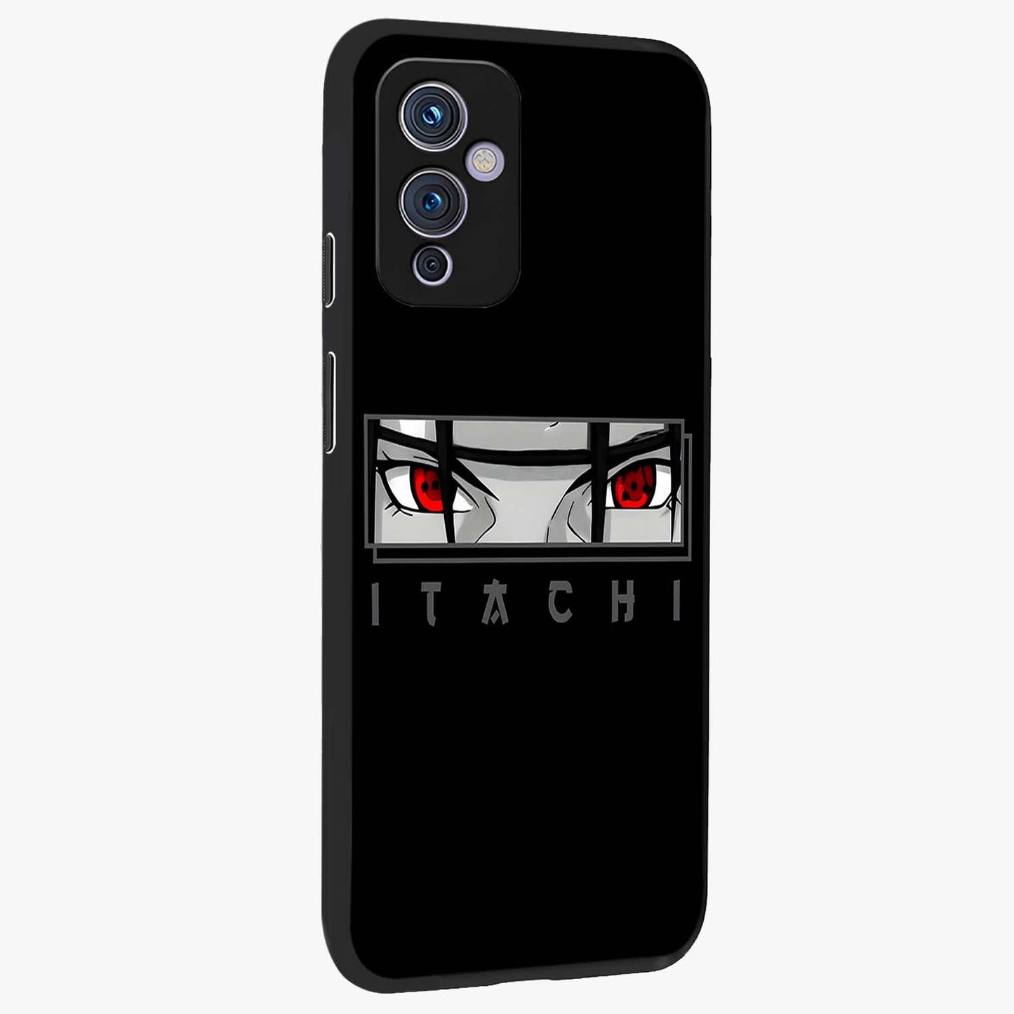 Scarlet Gaze Dominance Glass Case upright view showcasing powerful dramatic artwork with dominant artistic theme.