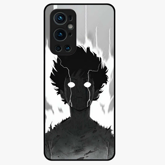 Awakened Inner Rage Glass Case showing flat back view with intense artistic artwork and glossy glass finish.