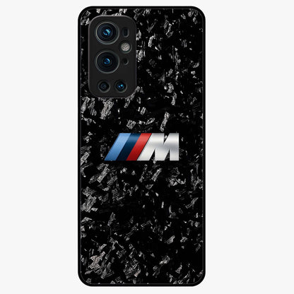 Carbon Speed Mark Glass Case showing flat back view with sporty carbon pattern artwork and glossy glass finish.
