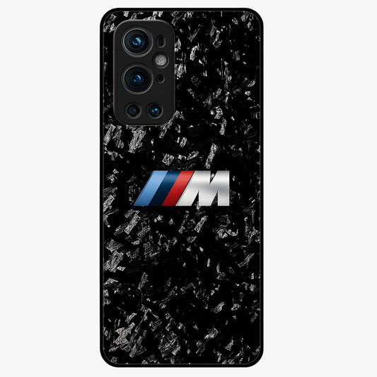 Carbon Speed Mark Glass Case showing flat back view with sporty carbon pattern artwork and glossy glass finish.