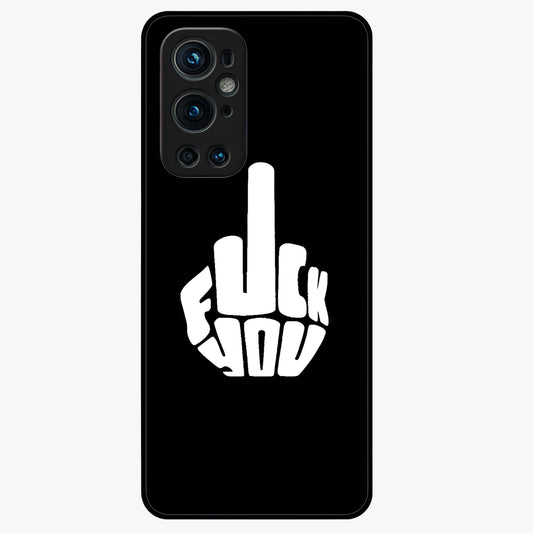 Rebel Mode On Glass Case showing flat back view with bold rebellious typography artwork and glossy glass finish.