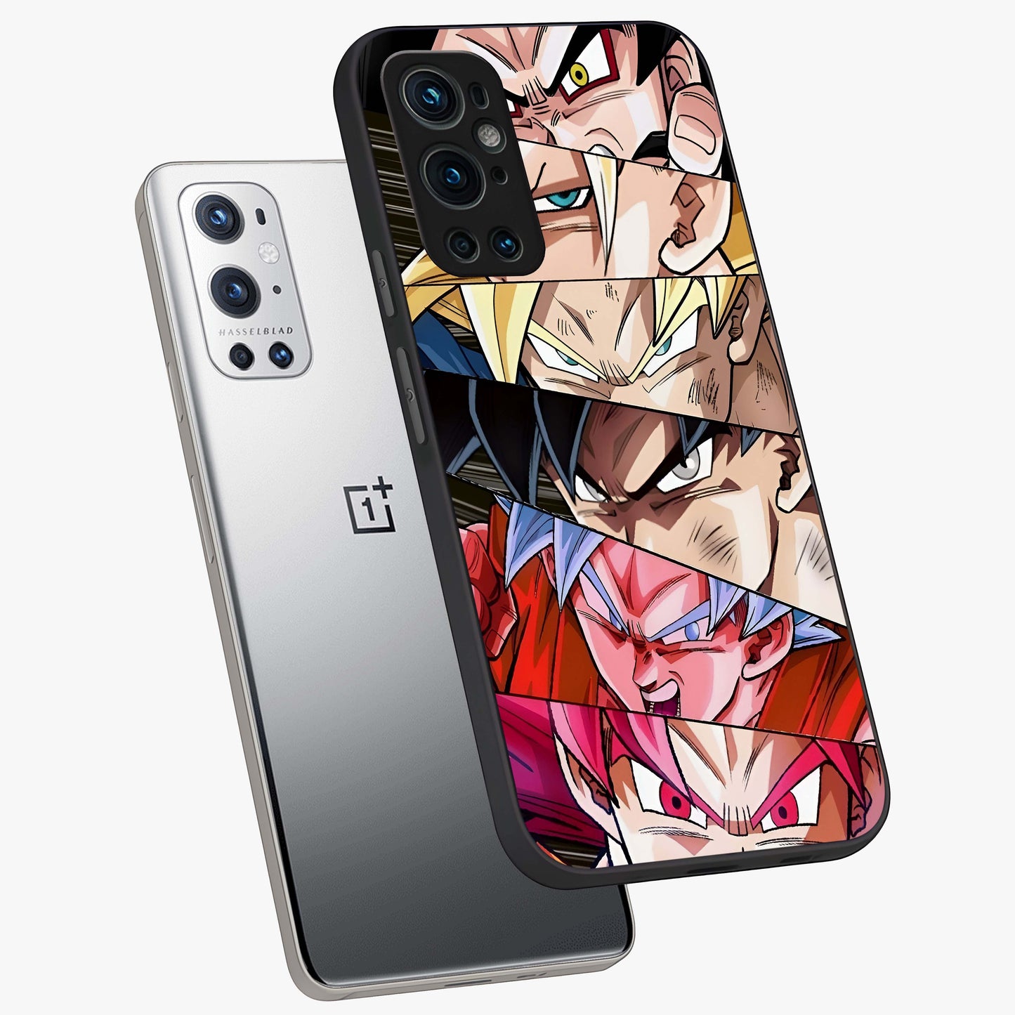 Anime Character Glass Case displayed in angled mockup highlighting colorful anime character illustration.
