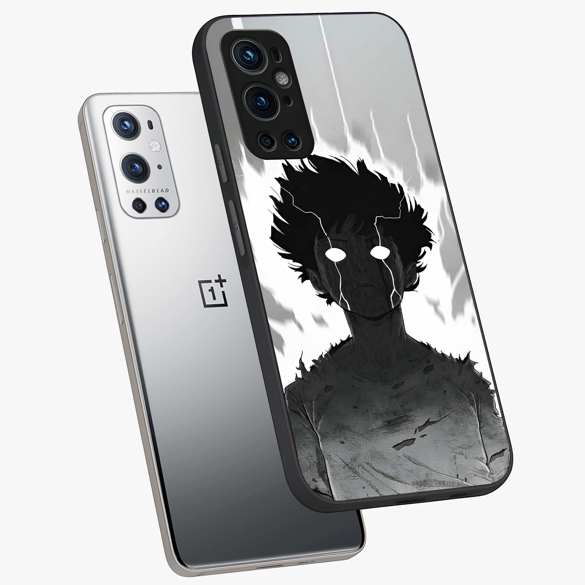 Awakened Inner Rage Glass Case displayed in angled mockup highlighting powerful graphic design and bold artistic theme.