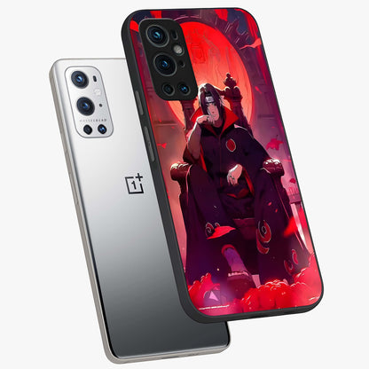 Blood Moon Sovereign Glass Case displayed in angled mockup highlighting dark celestial moon design and dramatic theme.