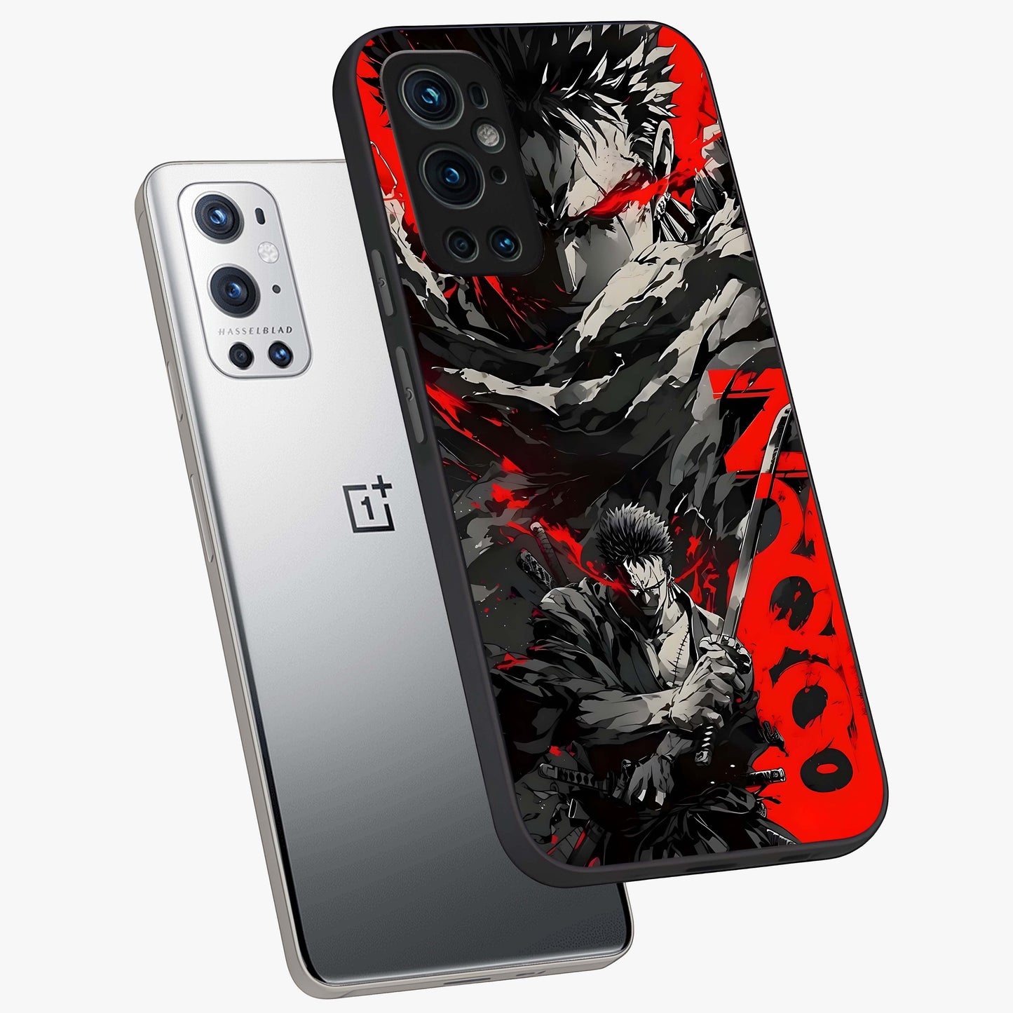 Demon Sword Resolve Glass Case displayed in angled mockup highlighting powerful demon sword illustration with dark fantasy aesthetic.