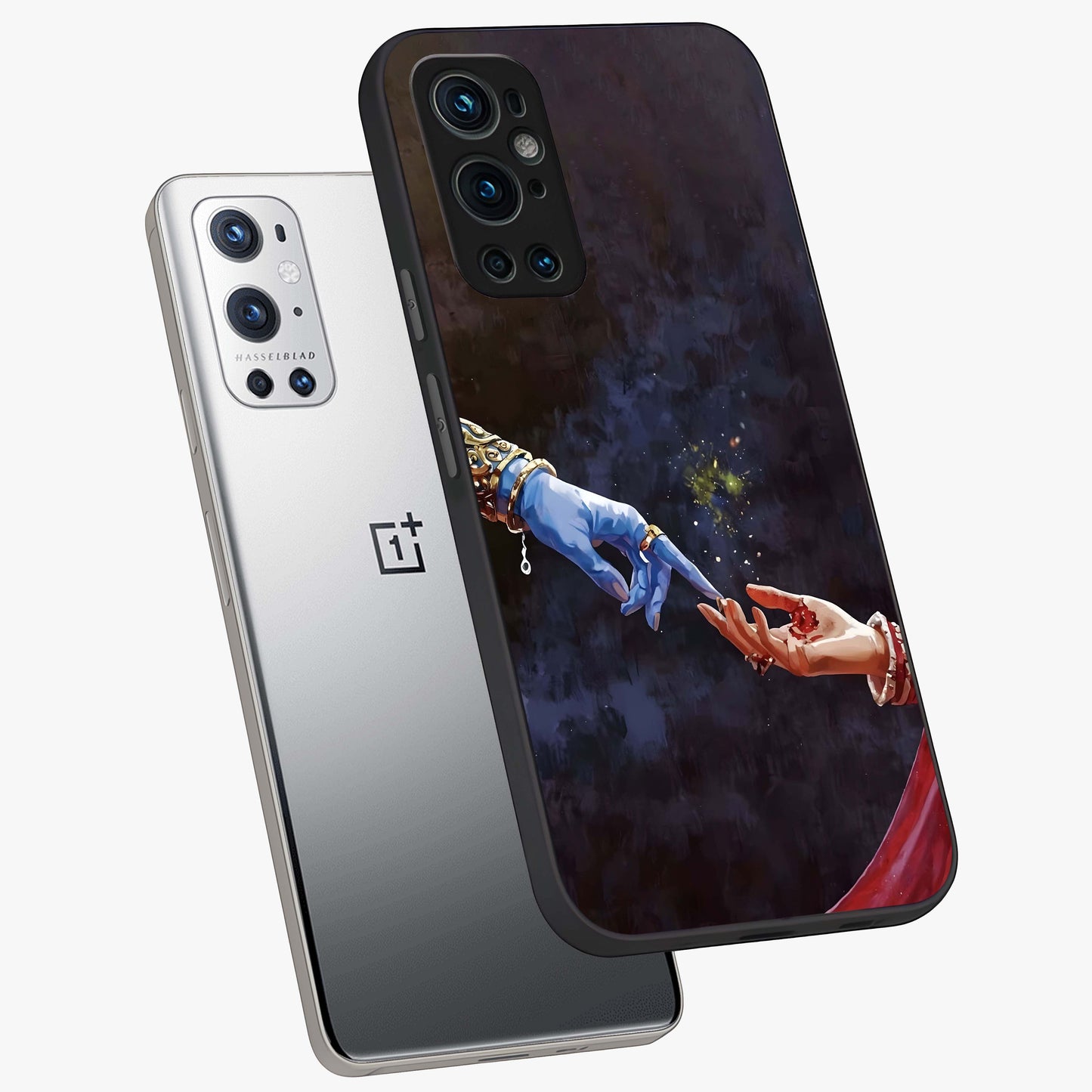 Divine Touch Eternal Glass Case displayed in angled mockup highlighting elegant divine inspired design with calm aesthetic style.