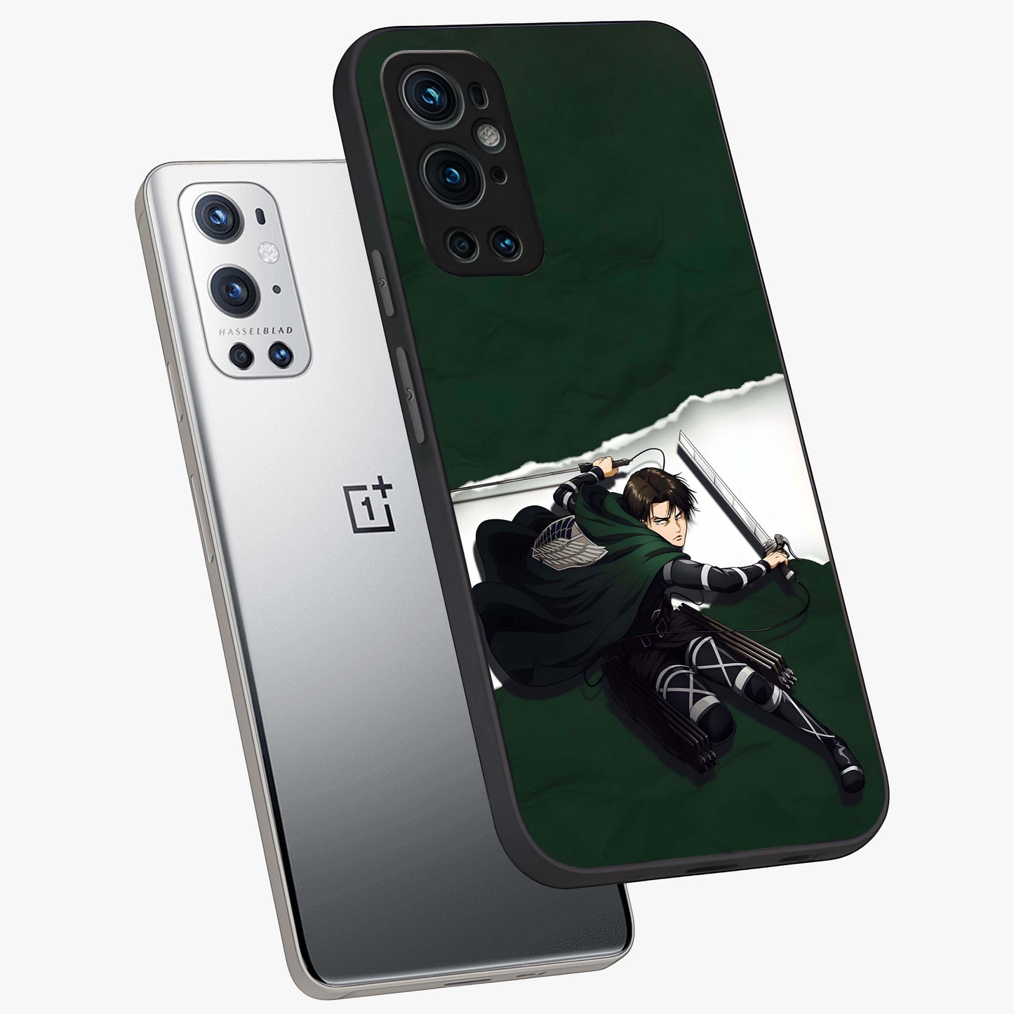 Emerald War Vanguard Glass Case displayed in angled mockup highlighting intense battle inspired design with emerald tone aesthetic.