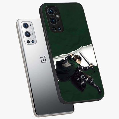 Emerald War Vanguard Glass Case displayed in angled mockup highlighting intense battle inspired design with emerald tone aesthetic.