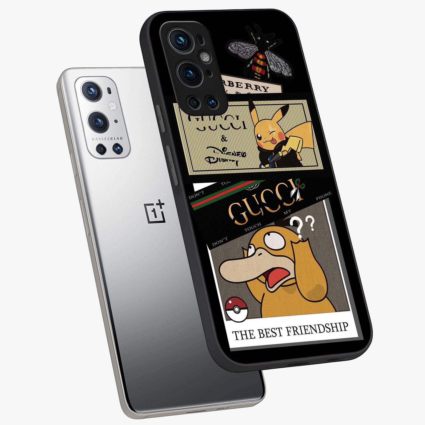 Gucci Play Mashup Glass Case displayed in angled mockup highlighting stylish fashion mashup design with bold aesthetic.