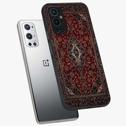 Heritage Carpet Royale Glass Case displayed in angled mockup highlighting intricate royal carpet design with heritage aesthetic.