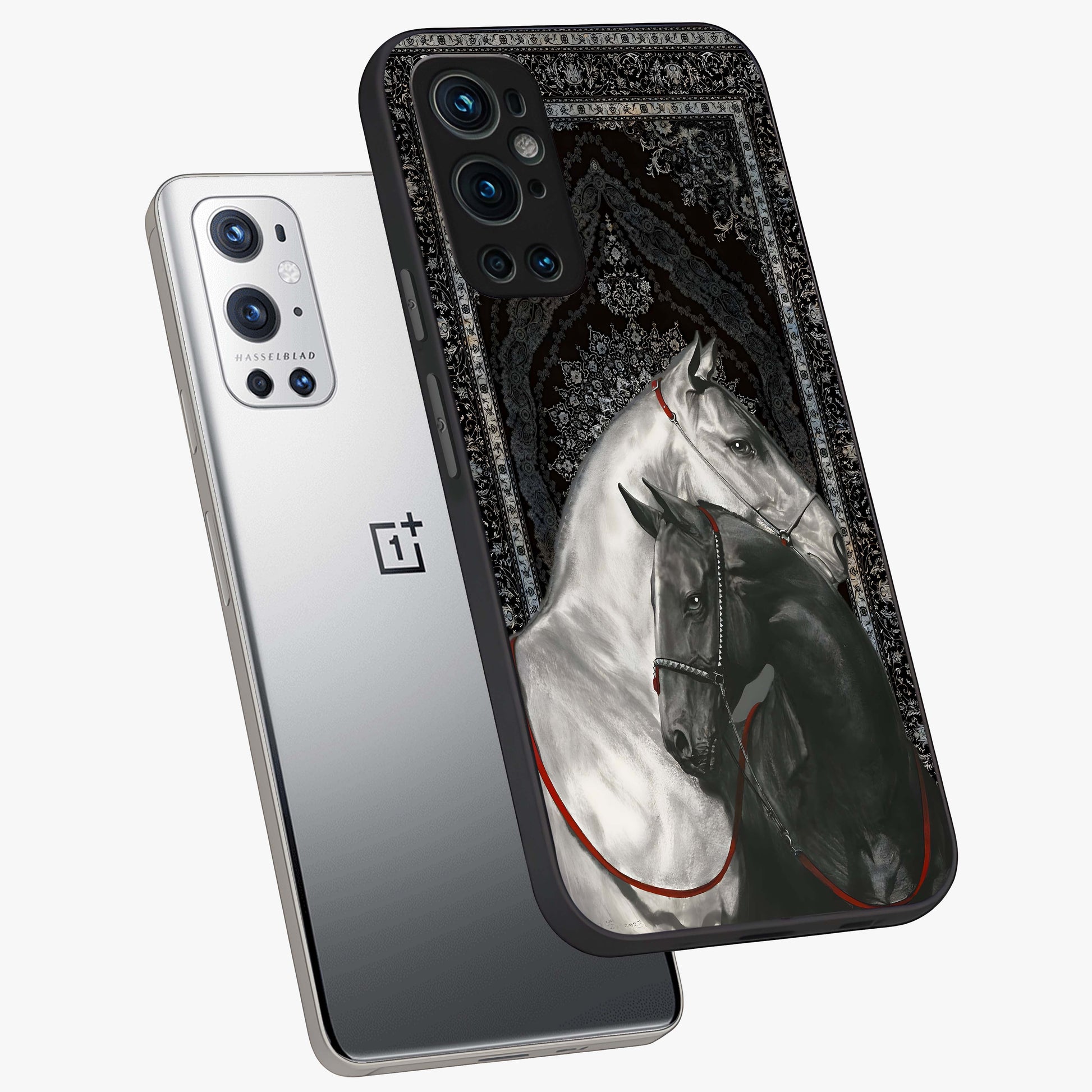 Majestic Ride Legacy Glass Case displayed in angled mockup highlighting sleek vehicle design with bold racing aesthetic.