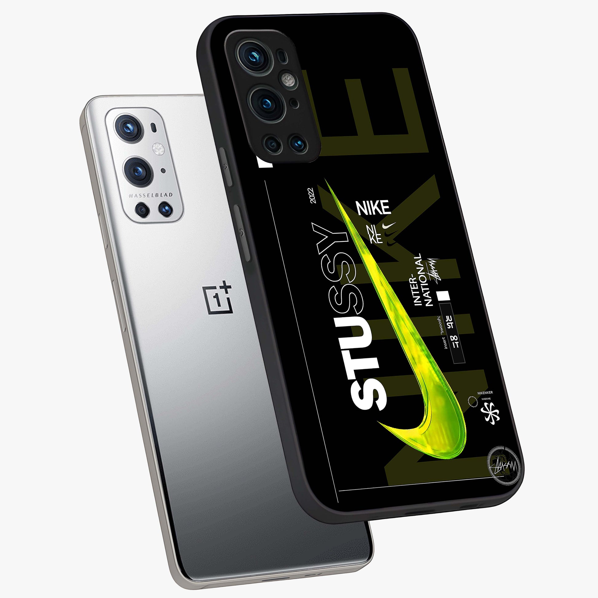 Neon Street Edition Glass Case displayed in angled mockup highlighting vibrant urban design with bold street aesthetic.