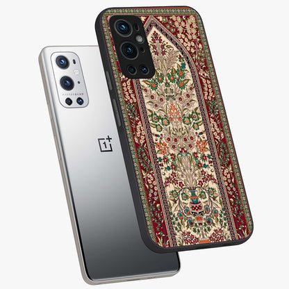 Persian Inspired Glass Case displayed in angled mockup highlighting intricate traditional design with elegant cultural aesthetic.