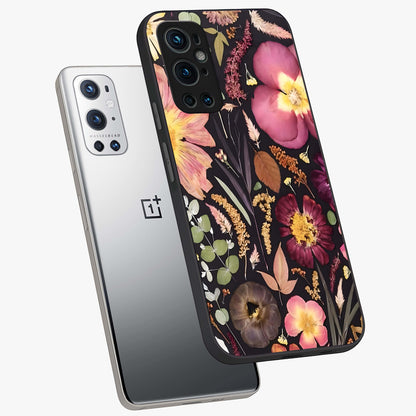 Petal Dream Tapestry Glass Case displayed in angled mockup highlighting decorative petal pattern with elegant botanical aesthetic.