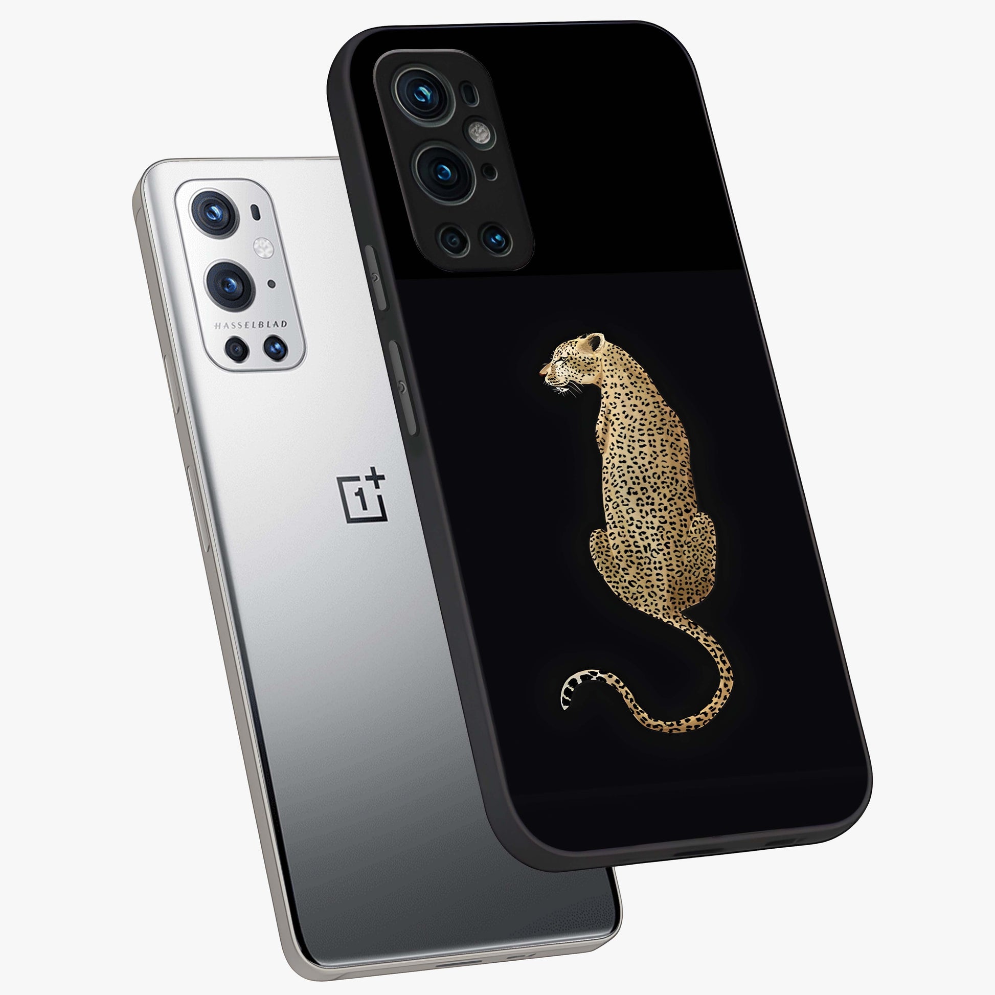 Regal Leopard Glass Case displayed in angled mockup highlighting powerful animal illustration with stylish wild aesthetic.
