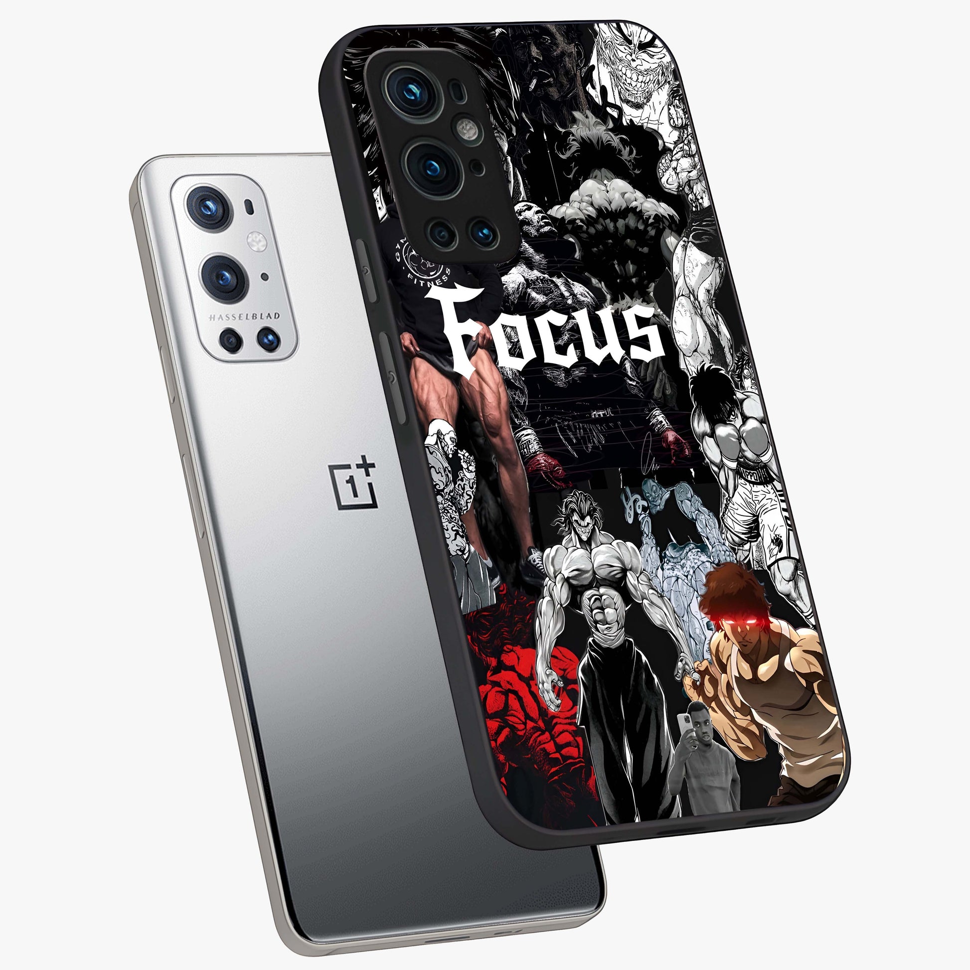 Relentless Power Focus Glass Case displayed in angled mockup highlighting bold statement design with modern aesthetic style.