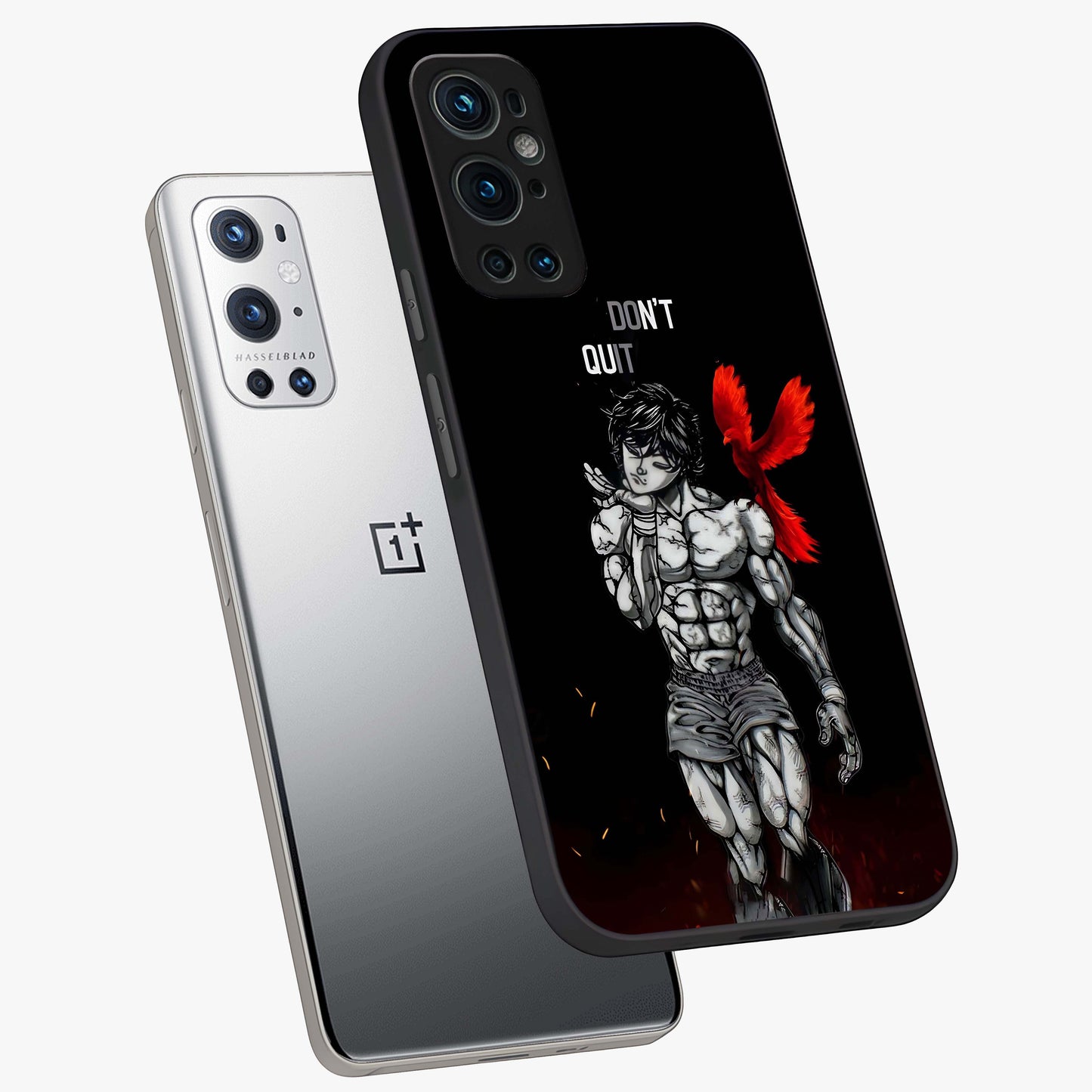 Rise Beyond Limits Glass Case displayed in angled mockup highlighting inspiring message design with modern aesthetic style.