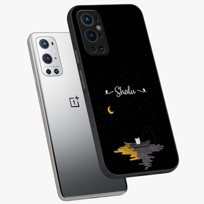 Silent Night Row Glass Case displayed in angled mockup highlighting peaceful evening design with dreamy night aesthetic.