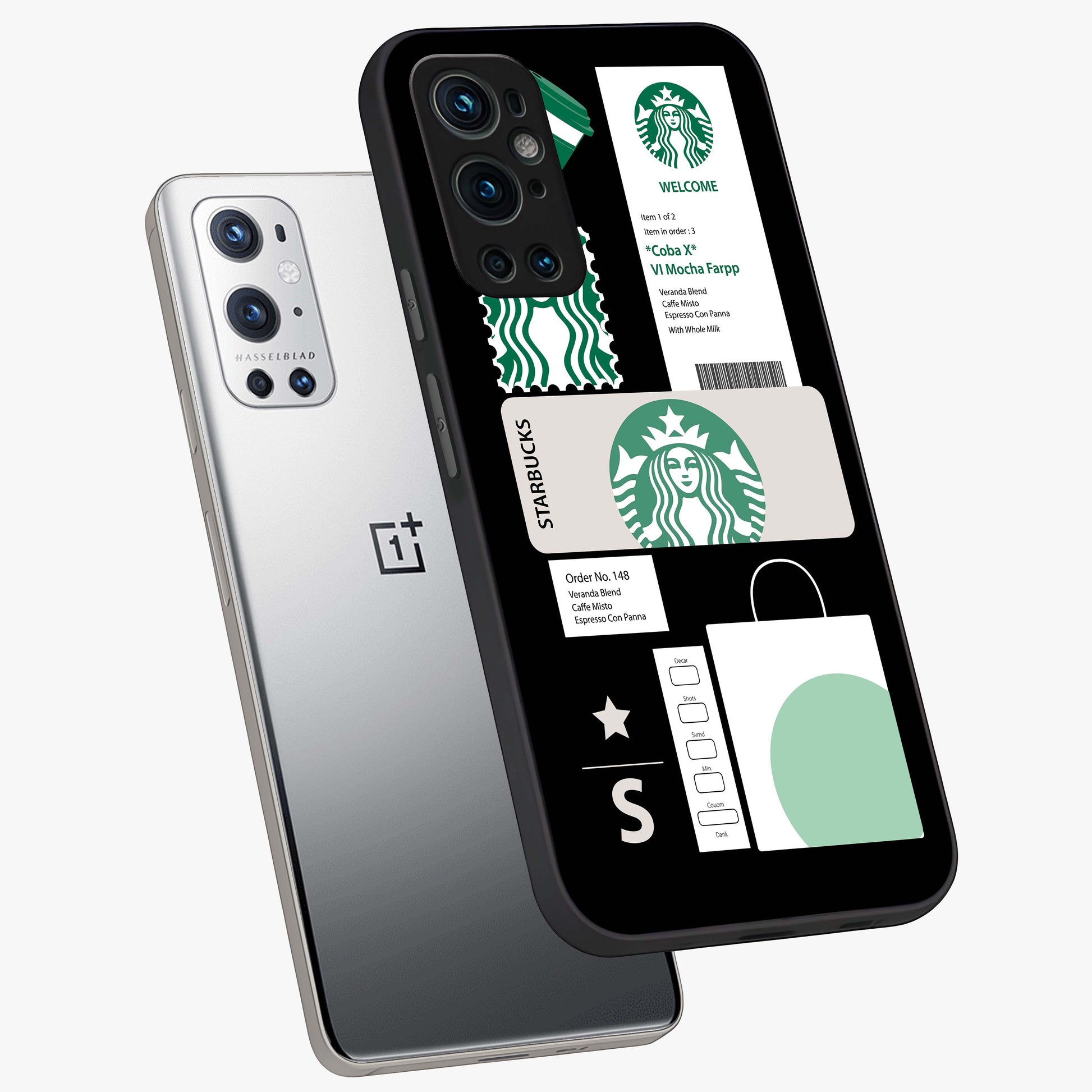 Starbucks Mocha Glass Case displayed in angled mockup highlighting stylish mocha themed design with cozy café aesthetic.
