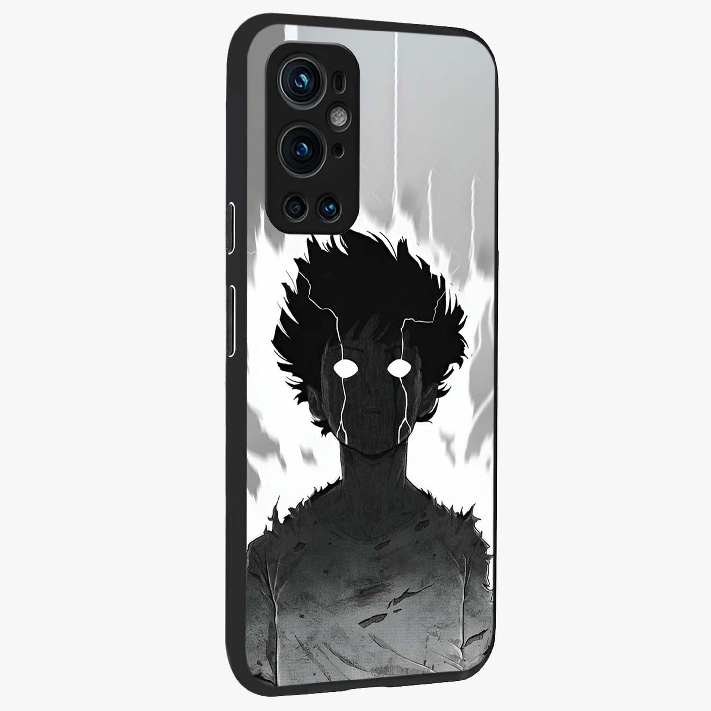Awakened Inner Rage Glass Case upright view showcasing dramatic artwork with strong expressive aesthetic.