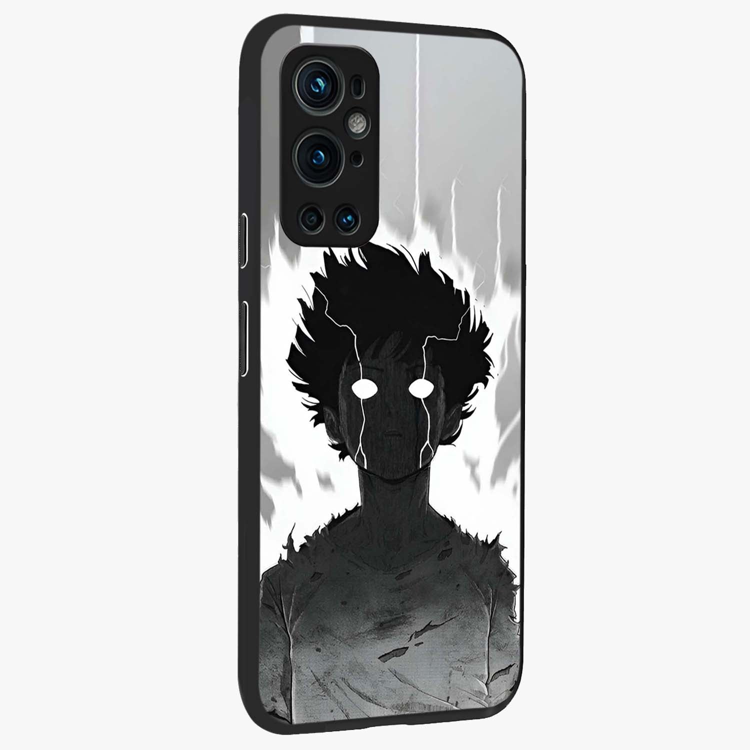 Awakened Inner Rage Glass Case upright view showcasing dramatic artwork with strong expressive aesthetic.