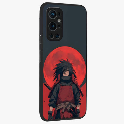 Crimson Moon Warlord Glass Case upright view showcasing powerful warlord artwork with dark celestial theme.