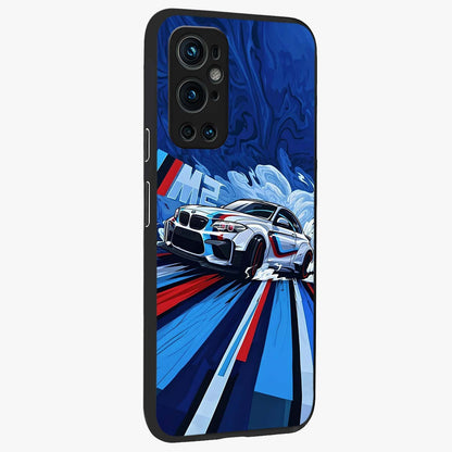 Drift Power Rush Glass Case upright view showcasing high speed racing artwork with bold automotive theme.