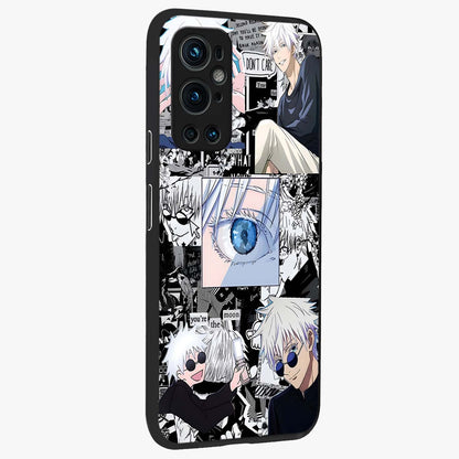 Infinity Sorcerer Chaos Glass Case upright view showcasing dramatic sorcerer artwork with chaotic mystical theme.