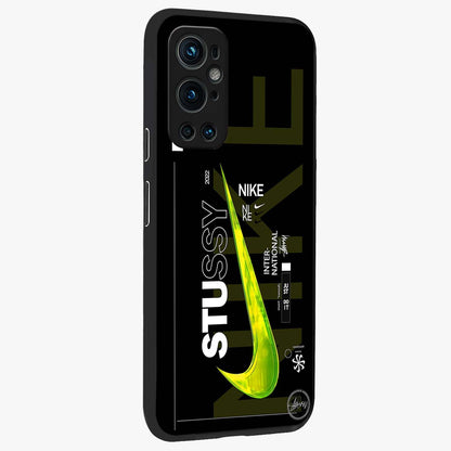 Neon Street Edition Glass Case upright view showcasing colorful neon artwork with modern street culture theme.