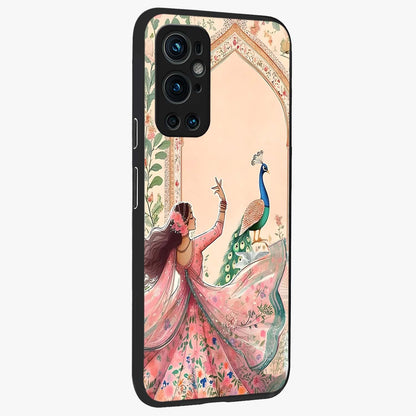 Royal Grace Muse Glass Case upright view showcasing stylish artistic artwork with sophisticated royal theme.