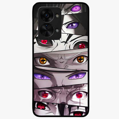 Eyes of Destiny Glass Case for 1+Nord 2T bold front view featuring mystical eye inspired artwork