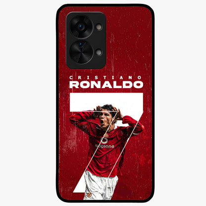 Goal Celebration Legacy Glass Case for 1+Nord 2T energetic front view featuring sports inspired celebration artwork