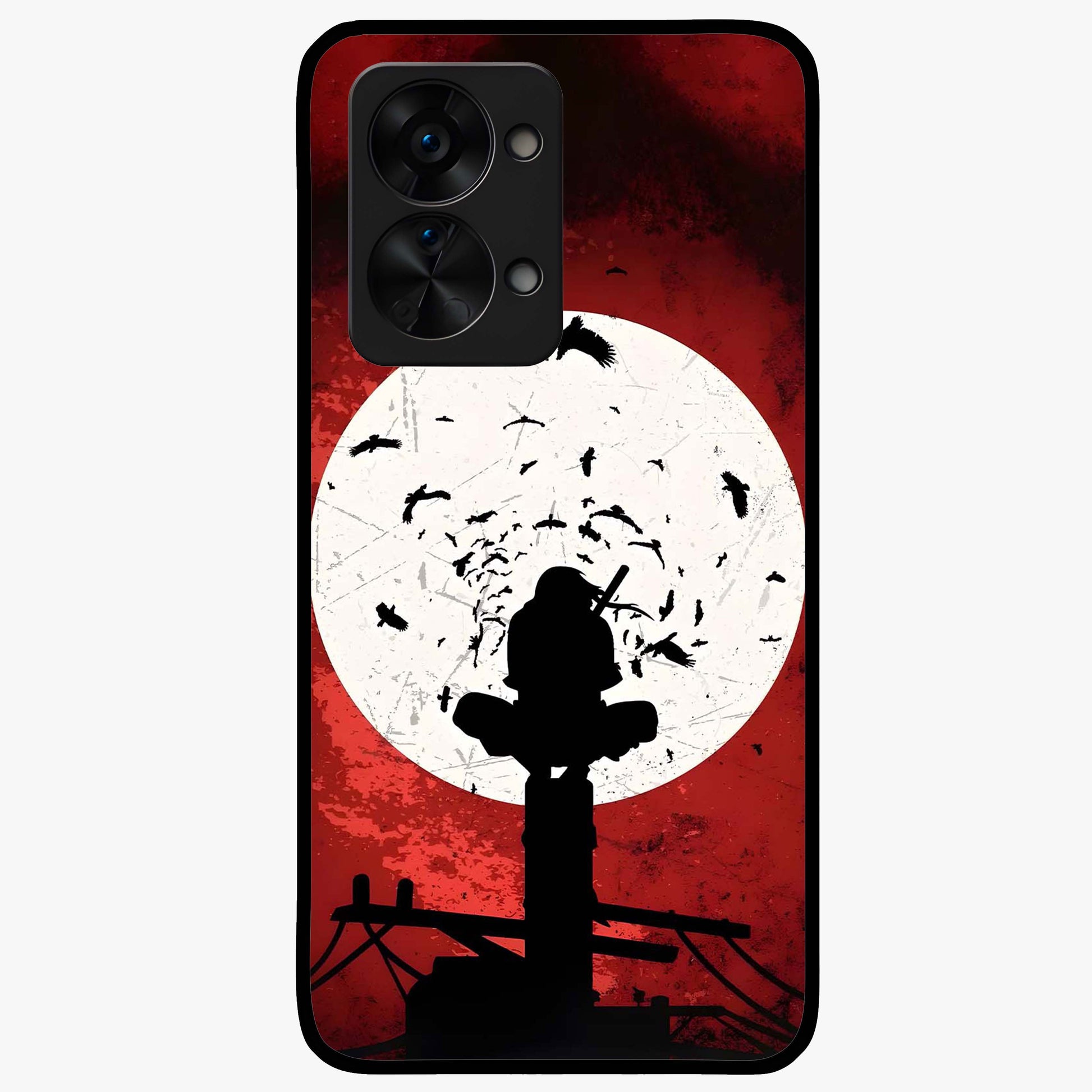 It Comes in Waves Quote Glass Case for 1+Nord 2T showing full back design in clean flat view with inspirational quote artwork and glossy glass finish.