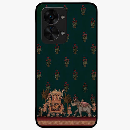 Macmerise Glass Case for 1+Nord 2T stylish front view featuring bold modern artistic artwork