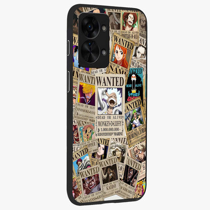 Pirate Wanted Legends Glass Case for 1+Nord 2T side perspective highlighting detailed character textures and premium edges