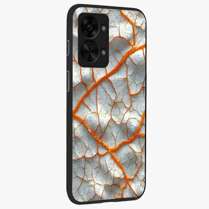 Snarl Zone Buzz Glass Case for 1+Nord 2T side perspective highlighting sharp textures and sleek premium build